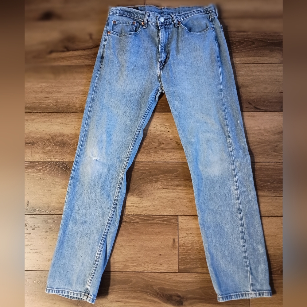 Levi Strauss 505 Jeans Original Denim Red Tab Mens Straight Fit W33 L32 Vintage